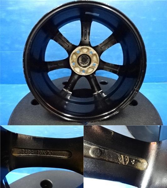 オデッセイ ヴェゼル など 【 新品 タイヤ 中古 アルミ 4本セット】 ピレリ P7EVO 225/45R18 18インチ アル_画像6