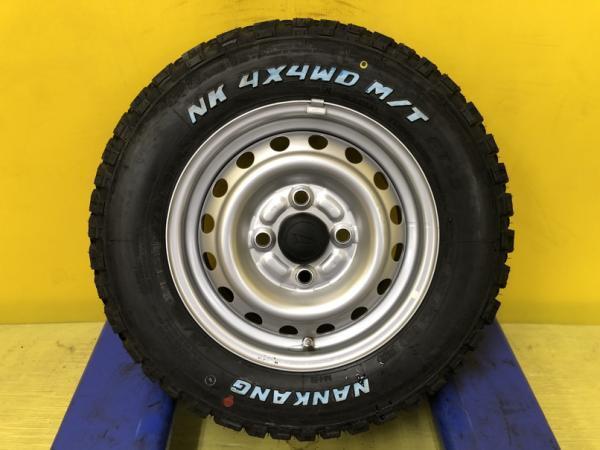 軽トラ 軽バン 12インチ ゴツゴツタイヤ セット 中古 ダイハツ純正 スチール 新品 ナンカン FT-9 M/T 145/80R12 ダイハツ ゴツゴツ_画像8