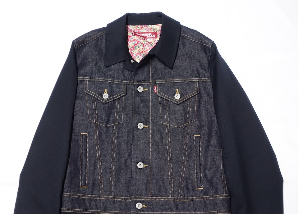 20SS new goods unused Junya Watanabe man × Levi's G Jean do King Chesterfield coat Denim jacket XS WE-C001