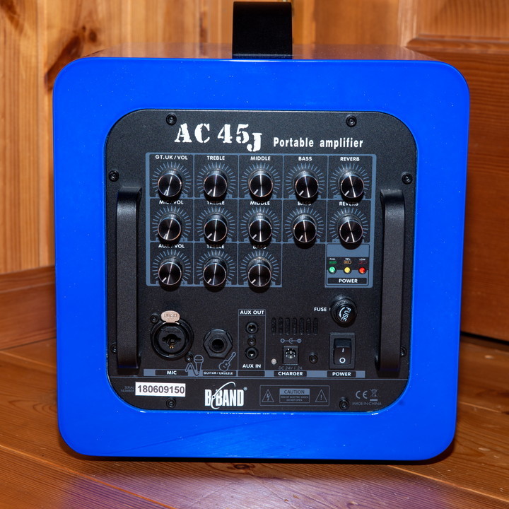 B-BAND AC45J ポータブル・アコースティック・アンプ 充電式 屋外