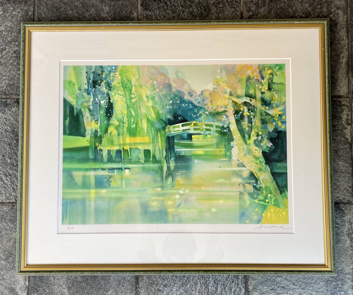 絵画】カミーユイレール Camille Hilaire「ジベルニーの池」作家 絵画】カミーユイレール Camille Hilaire「ジベルニーの池」作家