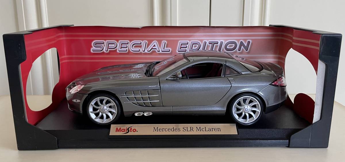 【美品】Maisto マイスト 「Mercedes Benz SLR McLaren 」 メルセデス ベンツ 1/18 ダイキャストカー ミニカー コレクションカー