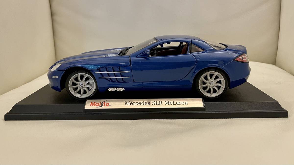 【美品】Maisto マイスト 「Mercedes SLR McLaren」 メルセデス マクラーレン 1/18 ダイキャストカー ミニカー コレクションカー_画像1