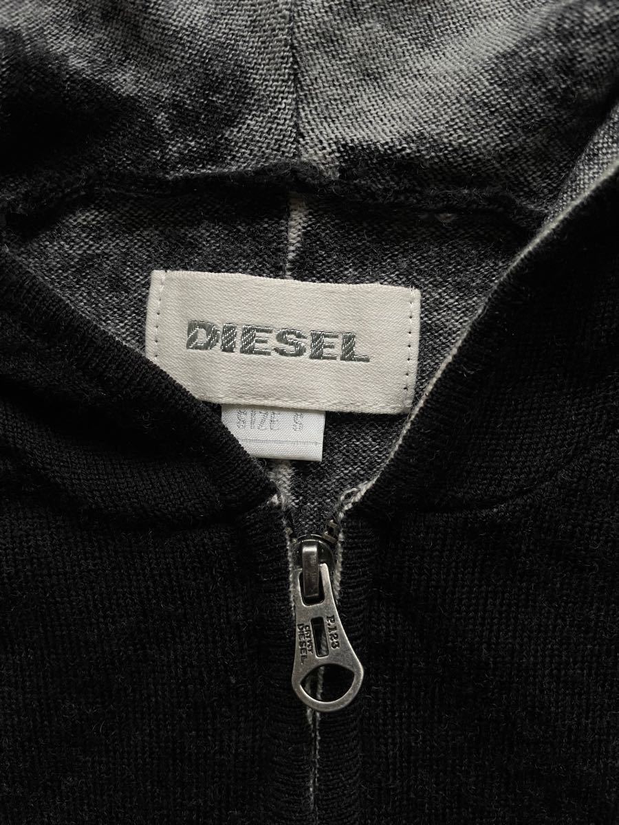 サイズ S （130相当）DIESEL ディーゼルキッズ ニットパーカー　長袖/男の子アウター・ディーゼルジュニア