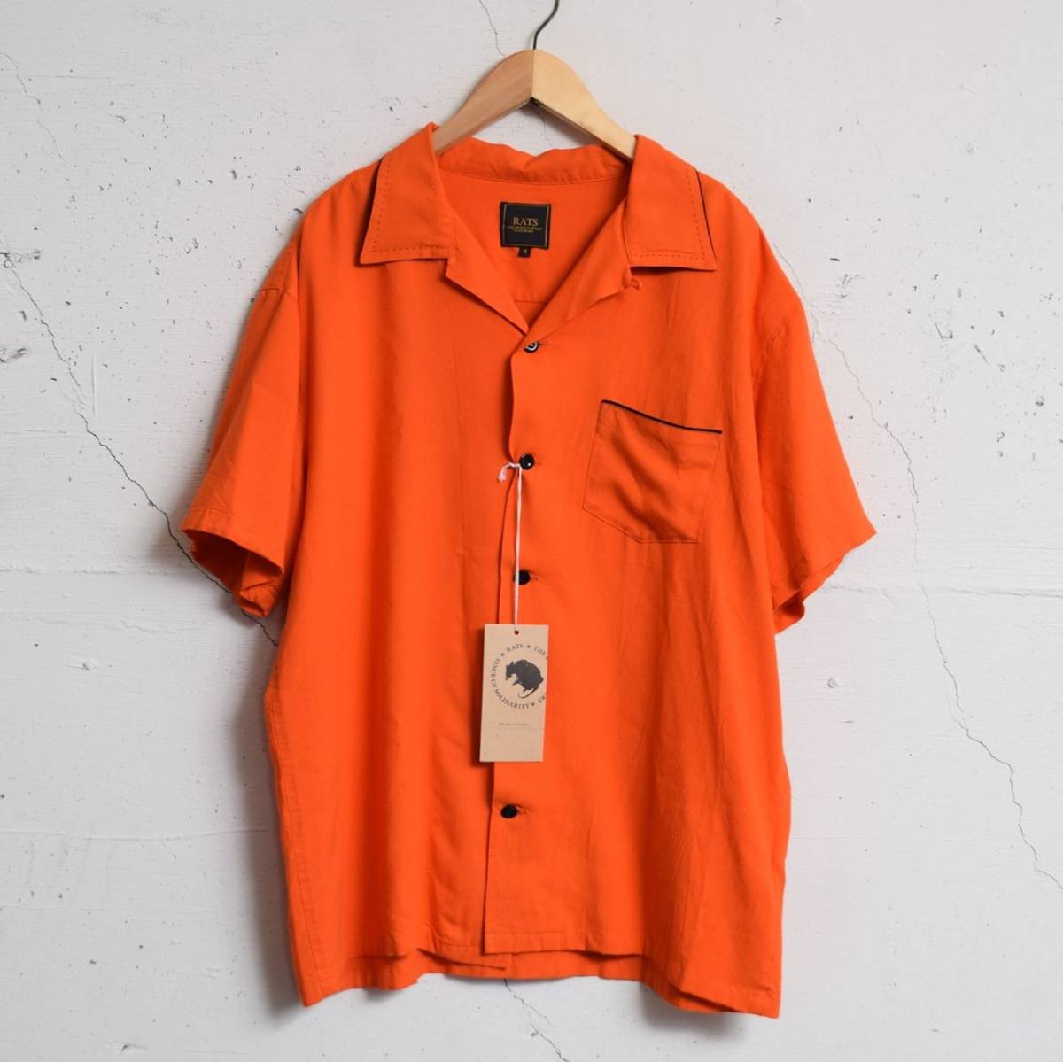 ヤフオク! - RATS ラッツ 19SS レーヨン オープンカラーシャツ...