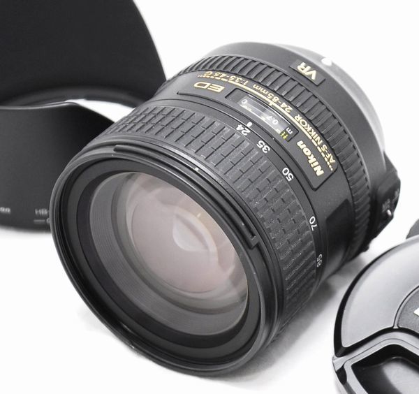 【新品級の超美品・純正フード付き】Nikon ニコン AF-S NIKKOR 24-85mm f/3.5-4.5 G ED VR