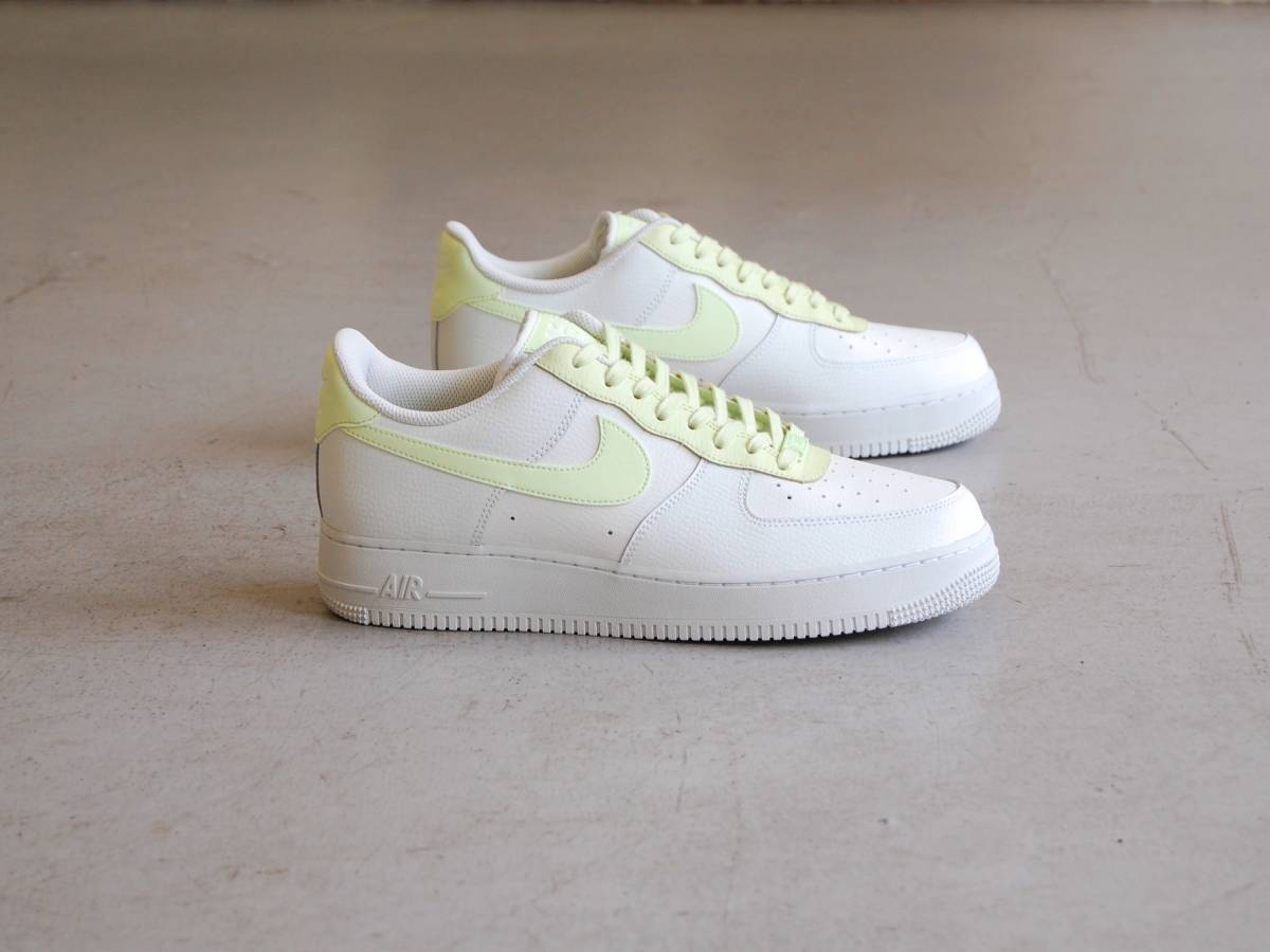 wmns air force 1 07★US12★検索用,エア,フォース,ワン,AF1,LOW,ロー,白,ホワイト,ライム,レザー,グリーン,USA,海外,限定,未発売_画像7