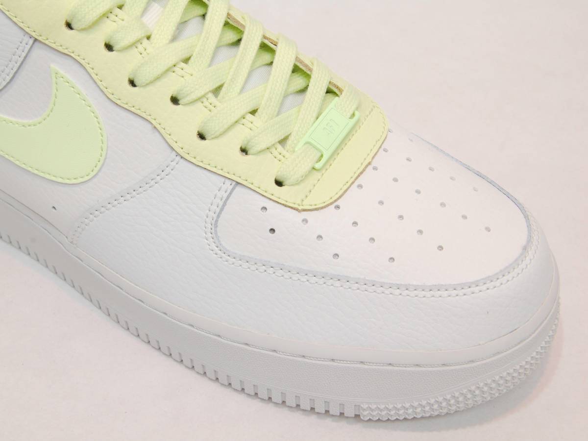 wmns air force 1 07★US12★検索用,エア,フォース,ワン,AF1,LOW,ロー,白,ホワイト,ライム,レザー,グリーン,USA,海外,限定,未発売_画像4