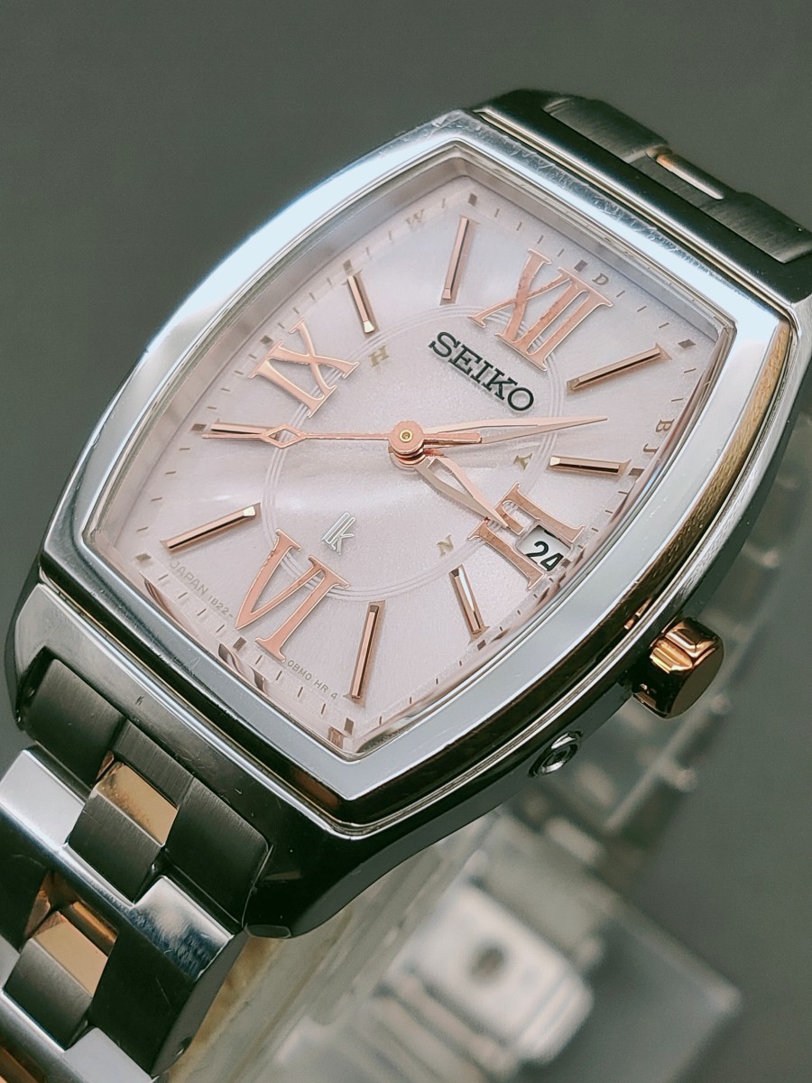 超人気新品 【動作OK】SEIKO ルキア 1B22-0AZ0 トノー 電波ソーラー 時計 haitibroadcasting.com