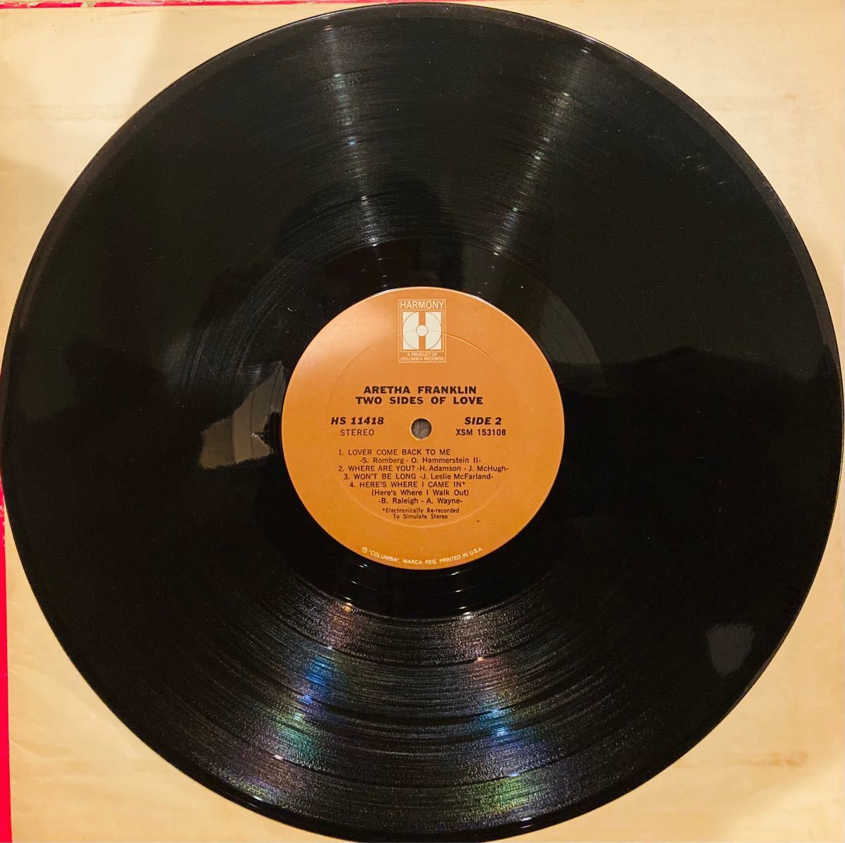Aretha Franklin Two Side Of Love US盤 LP オリジナル SOUL FUNK GOSPEL