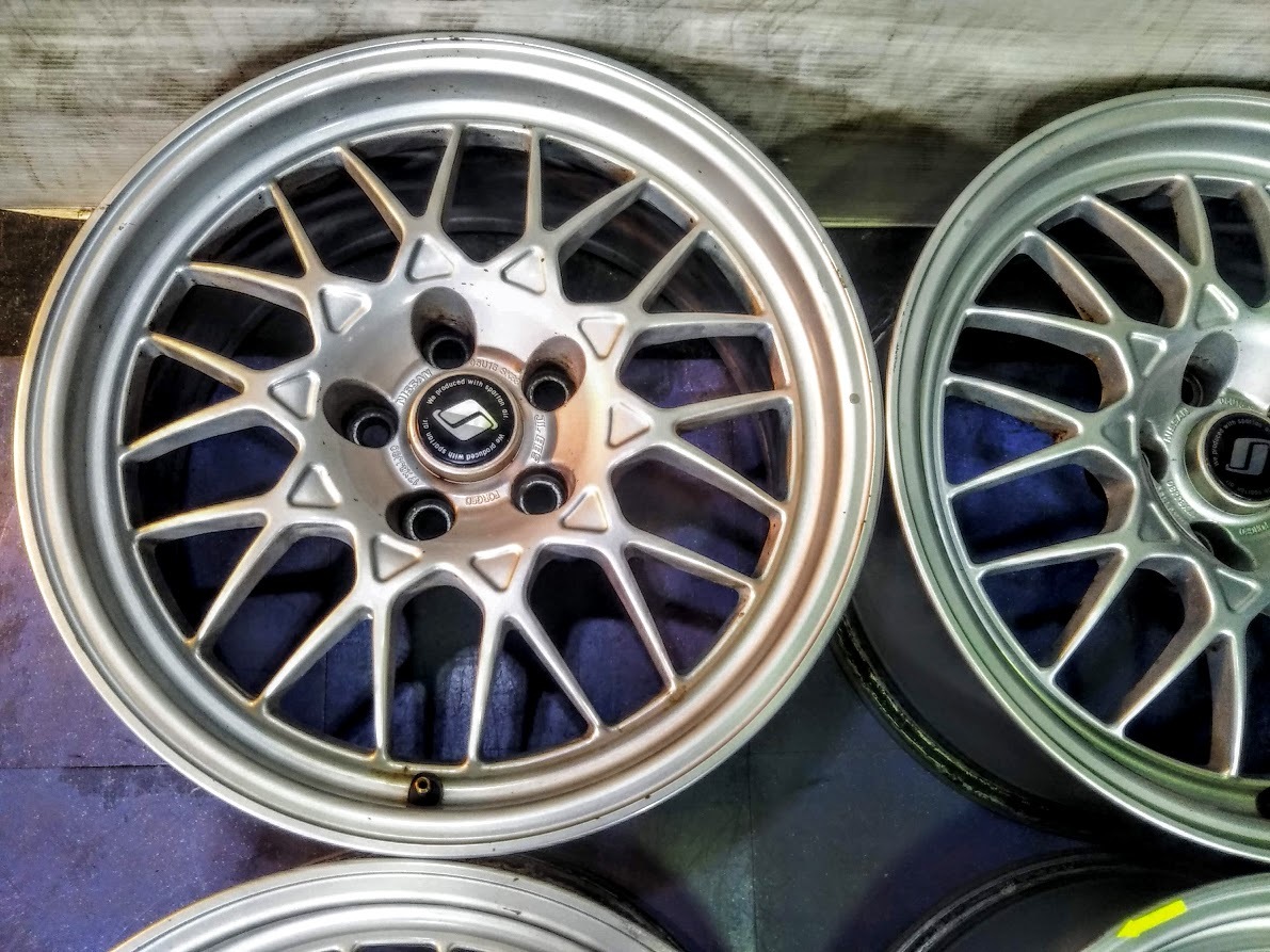 BBS 日産 R32 スカイライン GT-R【点検OK】Vスペック R32純正 BBS 鍛造 4本 V-SPEC BNR32 スカイライン 32GT-R ニッサン純正 GTR 17インチ_画像5