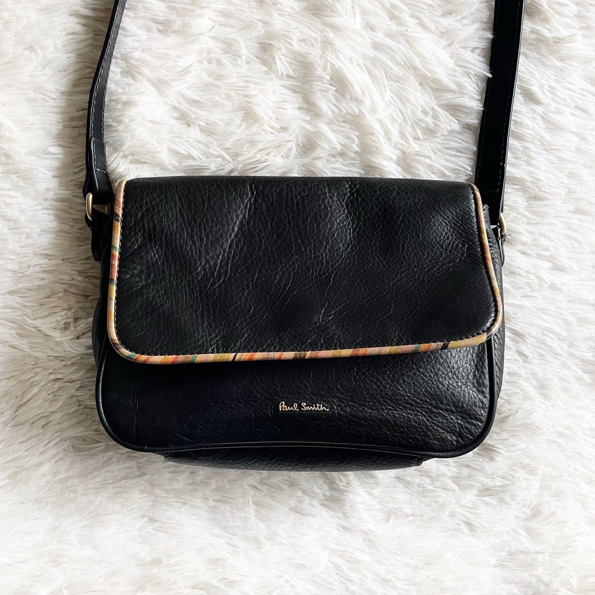 ポールスミス マルチストライプ paulsmith ショルダーバッグ