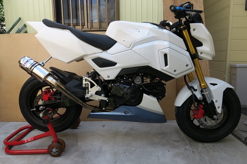 HRC GROM4速 レーサー 走行745km
