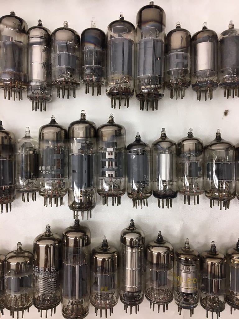 m0708-20☆真空管 パーツ 大量 160点以上 / Westinghouse 東芝 三菱