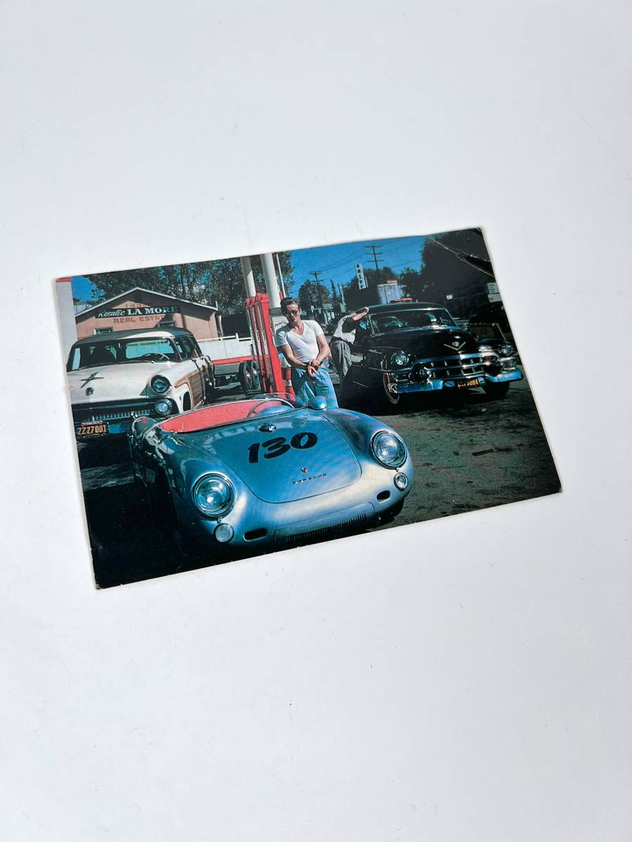  редкость товар *James Dean*je-ms Dean открытка USA Porsche Spider 550 1955 Porche Spider Vintage retro цвет открытка 