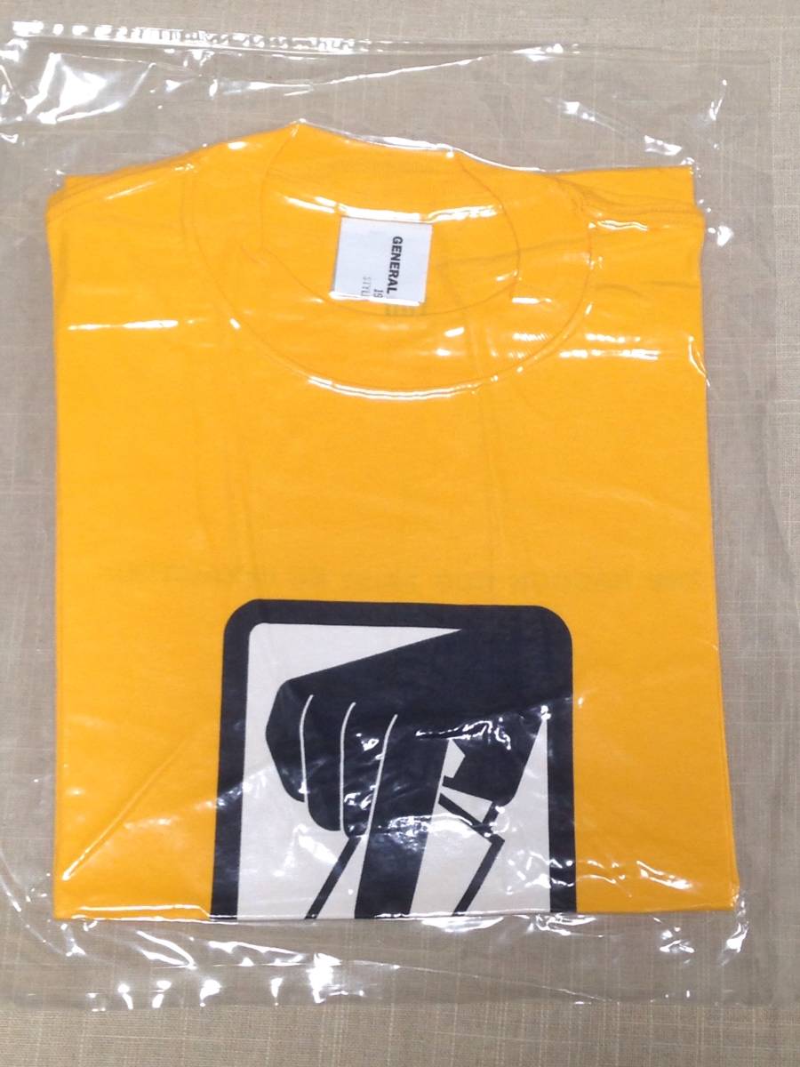  free shipping General Research T-shirt yellow color M size general research YOU MIGHT HAVE A RIGHT FOR BALLOT vacuum pack new goods unopened 