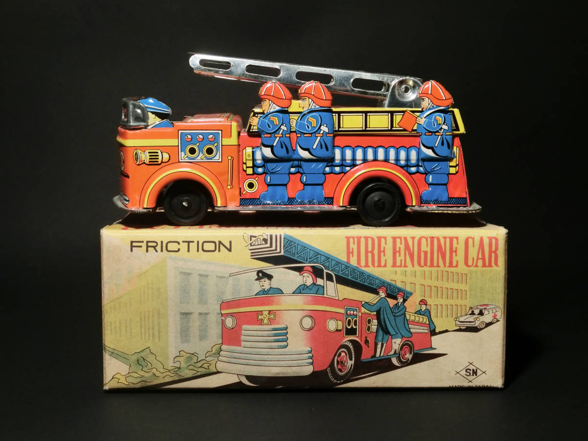 昭和レトロ☆当時物☆ブリキ☆消防車☆ミニカー☆F.D No.3☆日本製