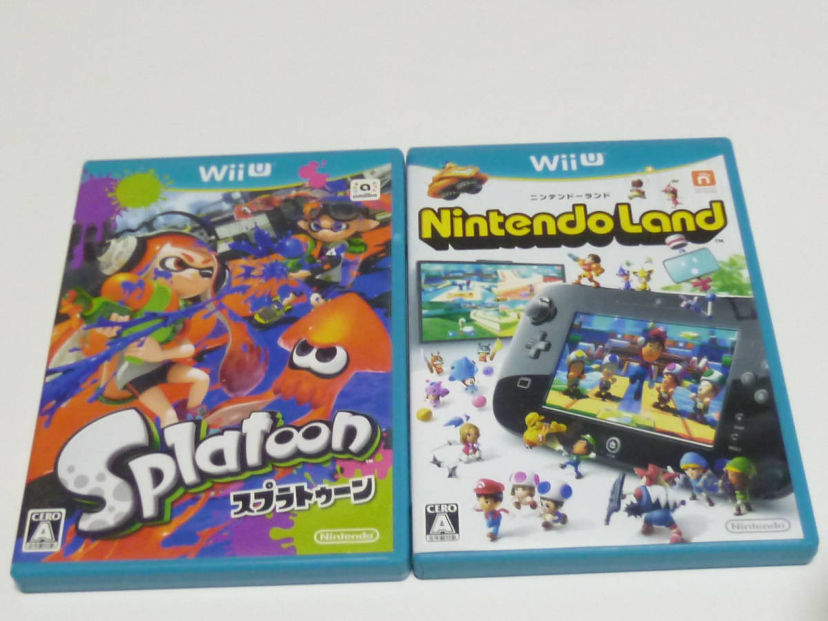 D41【送料無料 即日配送 動作確認済】WiiUソフト　ニンテンドーランド　スプラトゥーン