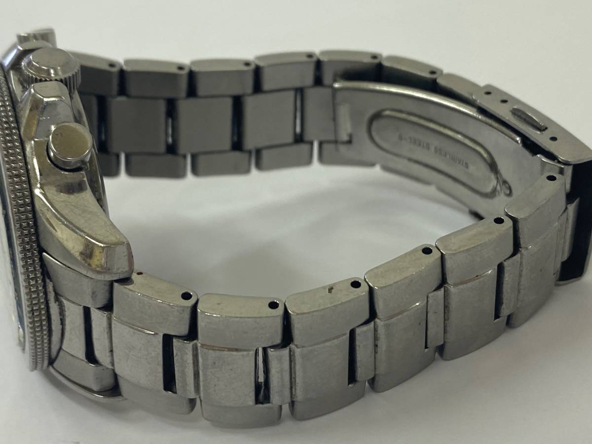 SEIKO セイコー ソーラー クロノグラフ メンズ 腕時計 V172-0AG0