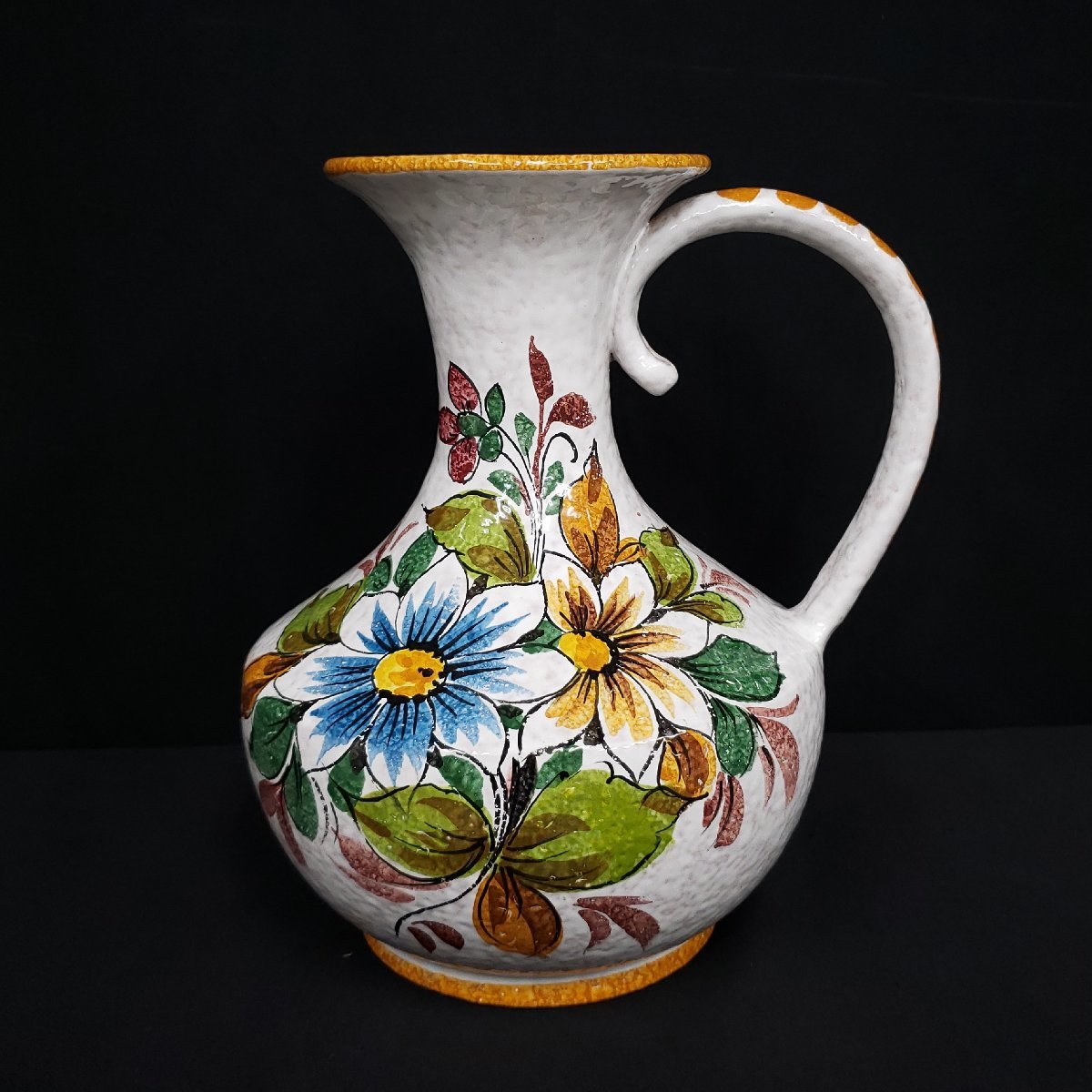 Yahoo!オークション - イタリア製 花瓶 20×30cm 2kg 花絵 花図 Yahoo!オークション - イタリア製 花瓶 20×30cm 2kg 花絵 花図