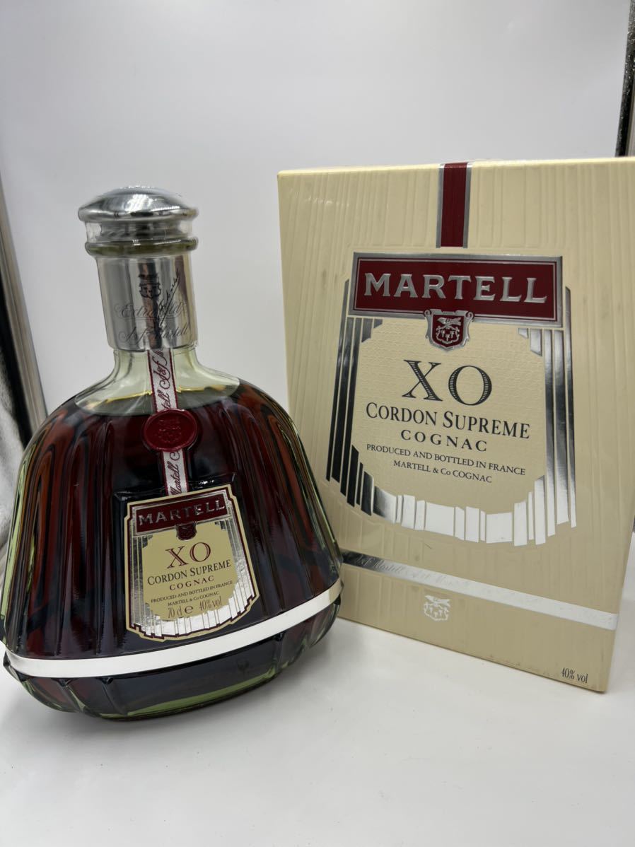 MARTELL XO Supreme マーテル スプリーム 赤ラベル 古酒 箱付き
