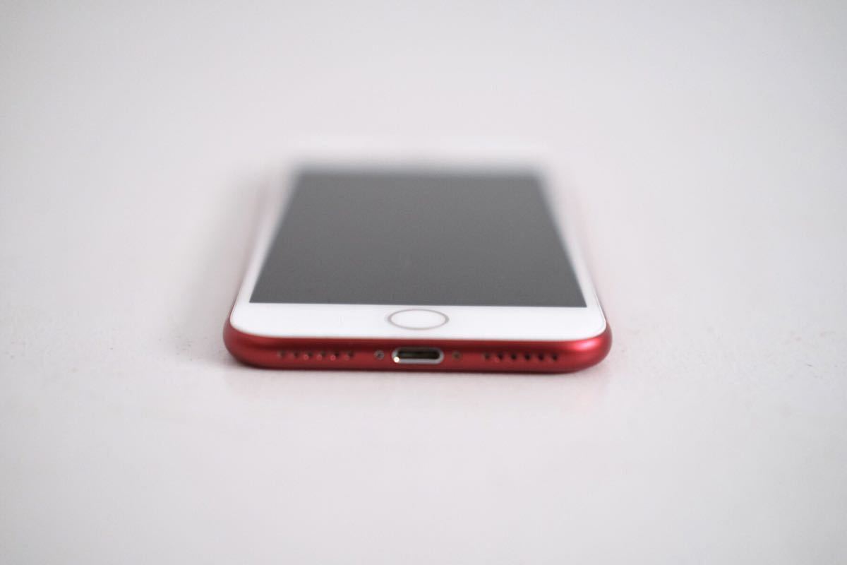 SIMフリー iPhone7 128GB PRODUCT RED プロダクトレッド赤 au kddi