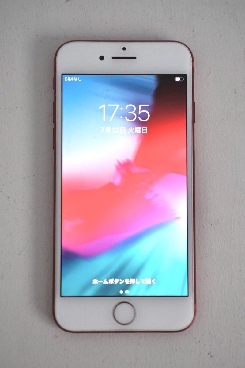 SIMフリー iPhone7 128GB PRODUCT RED プロダクトレッド赤 au kddi
