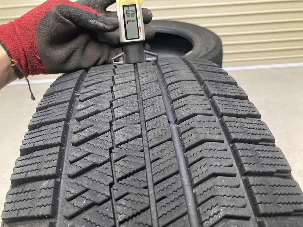 バリ溝 '19年製 BRIDGESTONE BLIZZAK VRX2 225/55R18 4本セット ブリヂストン ブリザック (YG1123)_画像6