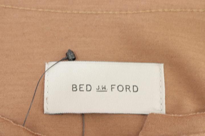 BED J.W. FORD ベッドフォード 18AW カットソー LONG T-SHIRT 1 茶 ブラウン 無地_画像3