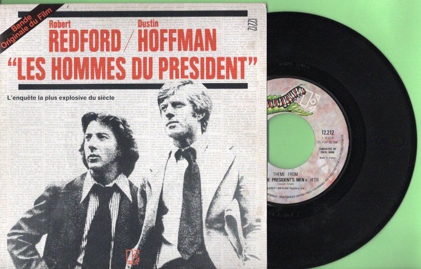 0( =^・_・^)=〇☆仏盤オリジナル７”★大統領の陰謀★デヴィッド・シャイア★Les Hommes du President★David Shire★Elektra 12.212☆_画像1