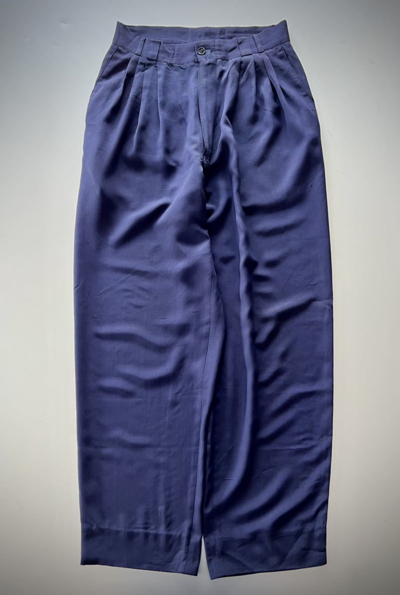 超稀少 当時10万円超 90s gianni versace 極上トロトロ シルク100% 春夏 テーパードパンツ 菅田将暉 女性の方にも ユーロ ヴィンテージ 商品细节 | Yahoo! JAPAN Auction | One Map by FROM JAPAN