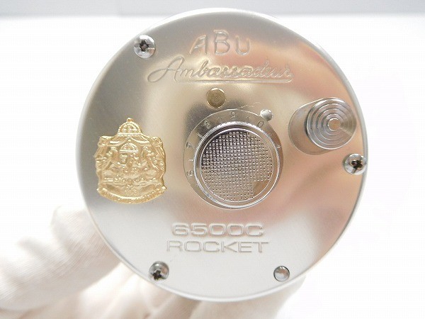 ABU アブアンバサダー6500C ロケット ハンドル交換ノブ軸間約 ABU アブアンバサダー6500C ロケット ハンドル交換ノブ軸間約