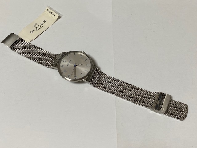 SKAGEN スカーゲン 腕時計 SKW6163 メッシュベルト 展示未使用品 電池交換済_画像5