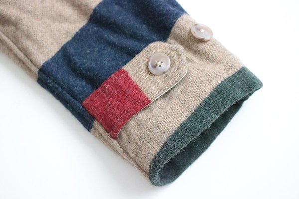 Woolrich Woolen Mills ◆ウール ブランケットコート S *NEPENTHES別注 50s復刻* 襟2WAY パーカー ウールリッチ ウーレンミルズ ◆LE15_画像6