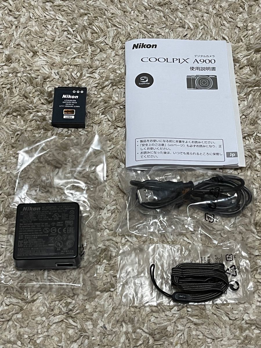 Nikon ニコン COOLPIX A900 ブラック 美品 付属品完備 元箱 付