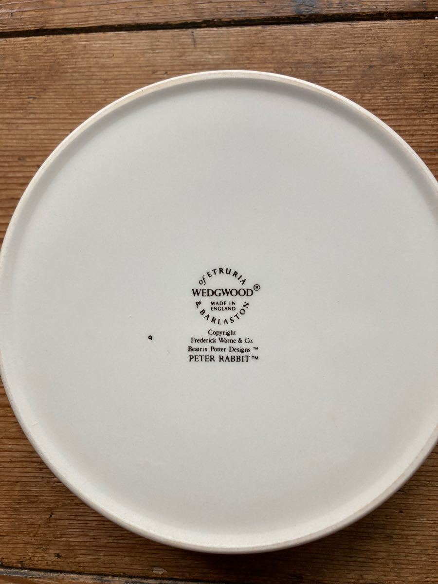 ピーターラビット　ウェッジウッド　オートミール皿　２枚セット　旧刻印