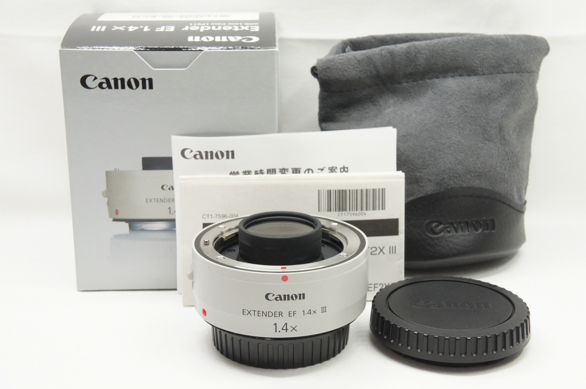 アルプスカメラ】美品 Canon キヤノン EXTENDER EF 1.4X III (3型