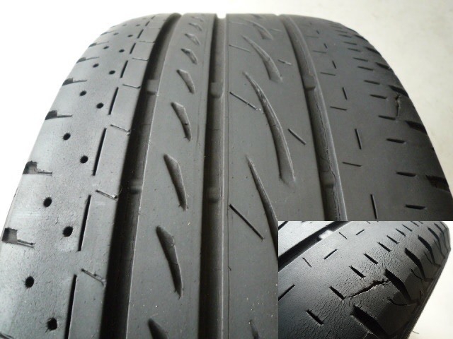 プジョー 307 純正 ホイール 16×6.5J+31 PCD108 4穴 & 205/55R16 BS レグノ GRV2 4本 中古 ボルト付 308 308SW_画像7