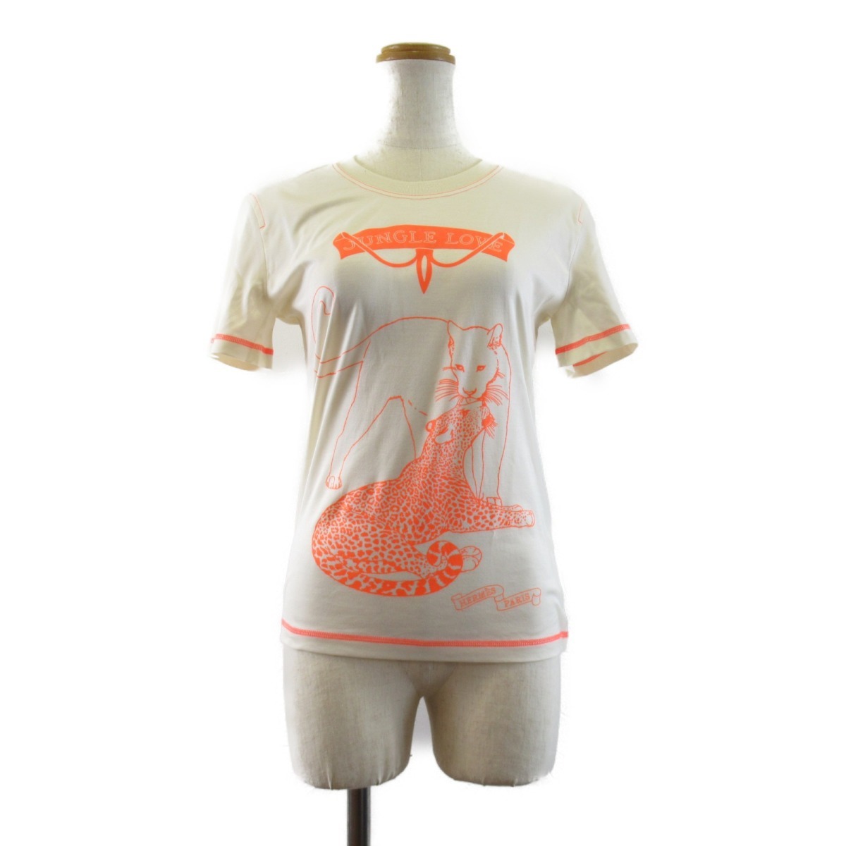 ギフト 正規 HERMES エルメス スウェット トレーナー Tシャツ ベージュ