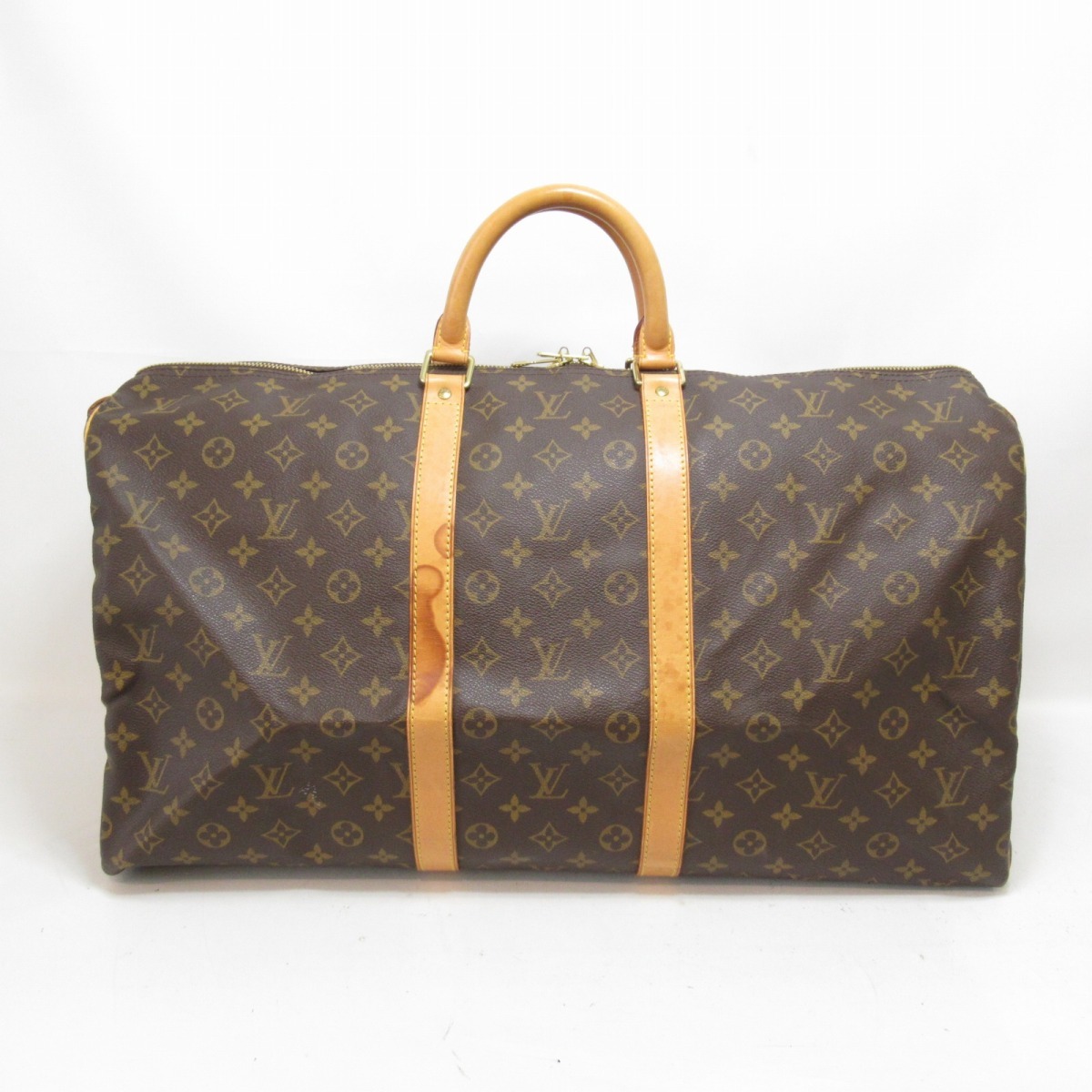 LOUIS VUITTON ルイ・ヴィトン ボストンバッグ キーポル55 ブラウン系
