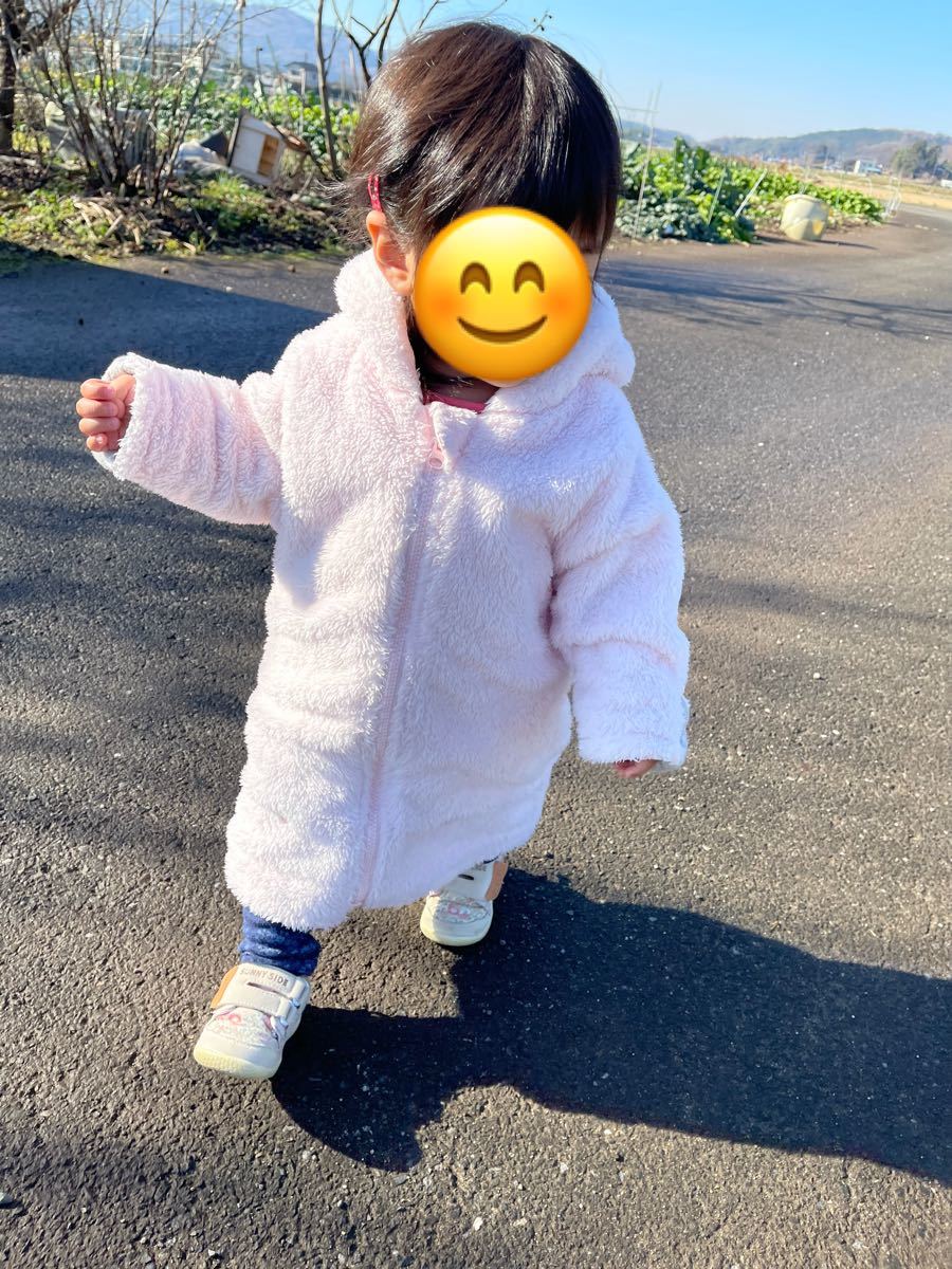 コンビミニ Combi mini おくるみ ボア くま耳 アウター ピンク|PayPay