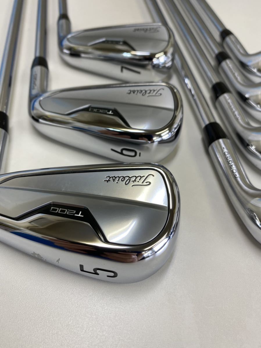 ☆2021 タイトリストT200 5〜PW+48° 7本セット NS PRO 105T フレックス