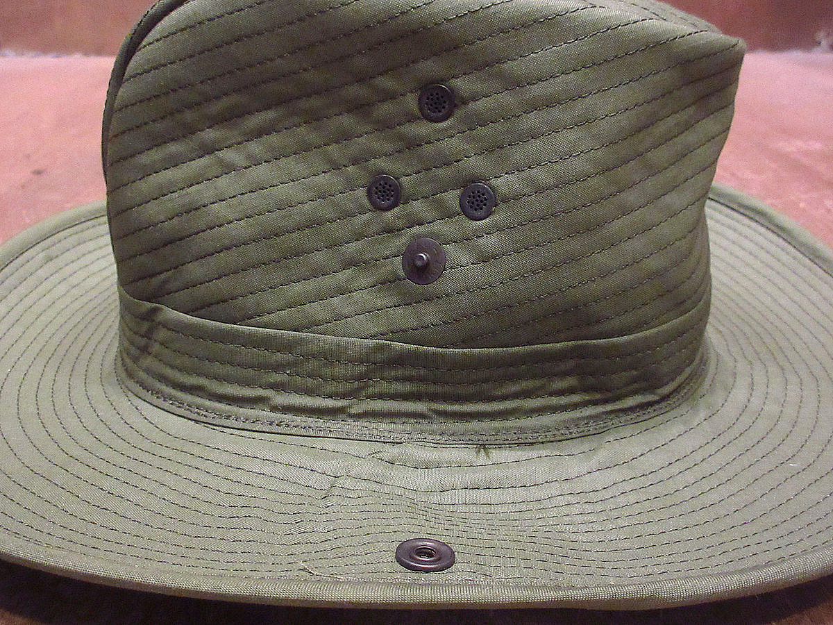 ビンテージ60's●DEADSTOCK USAFブーニーハットsize 6 3/4●220712i3-m-ht-ot 1960sデッドストックミリタリージャングルベトナム戦争_画像9