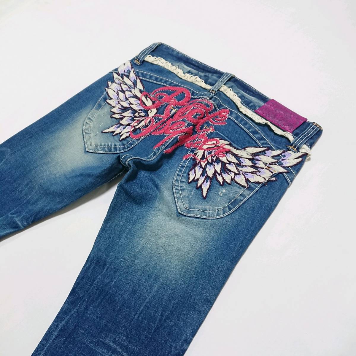 即決 送料無料 RED PEPPER 刺繍 デザイン 派手 デニム ジーンズ 即決 送料無料 RED PEPPER 刺繍 デザイン 派手 デニム ジーンズ
