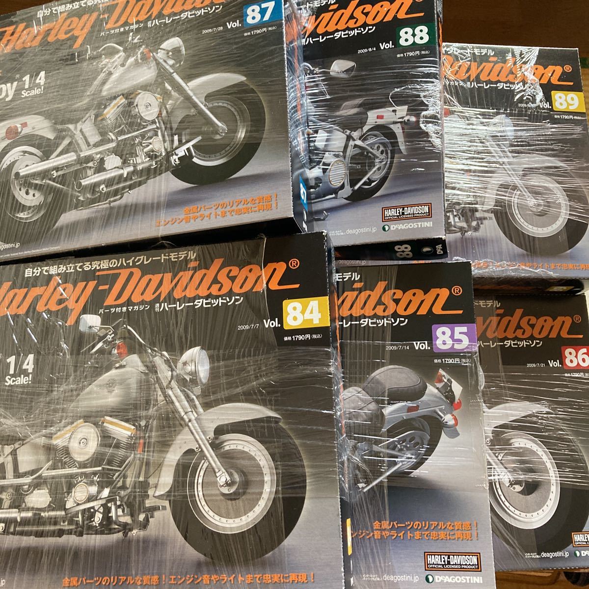 デアゴスティーニ 週刊ハーレーダビッドソン 84〜89 冊子無し
