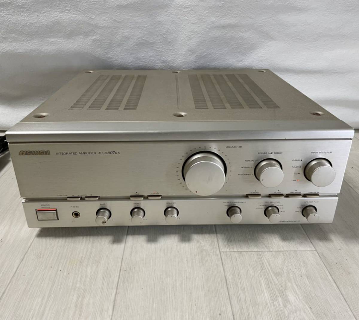 SANSUI AU-α 607 KX プリメインアンプ オーディオアンプ rsgmladokgi.com
