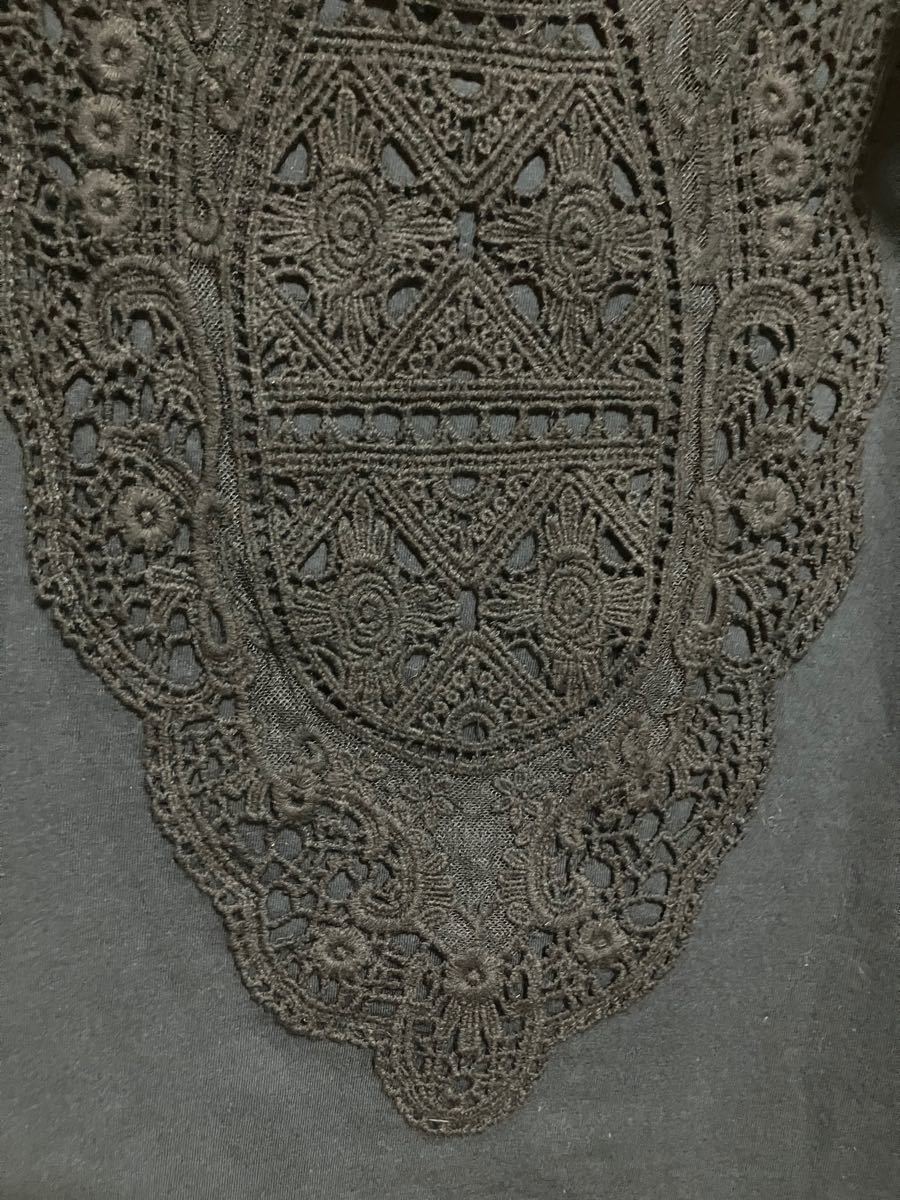 ANNA SUI アナスイTシャツ ブラウス カットソー レース バタフライ