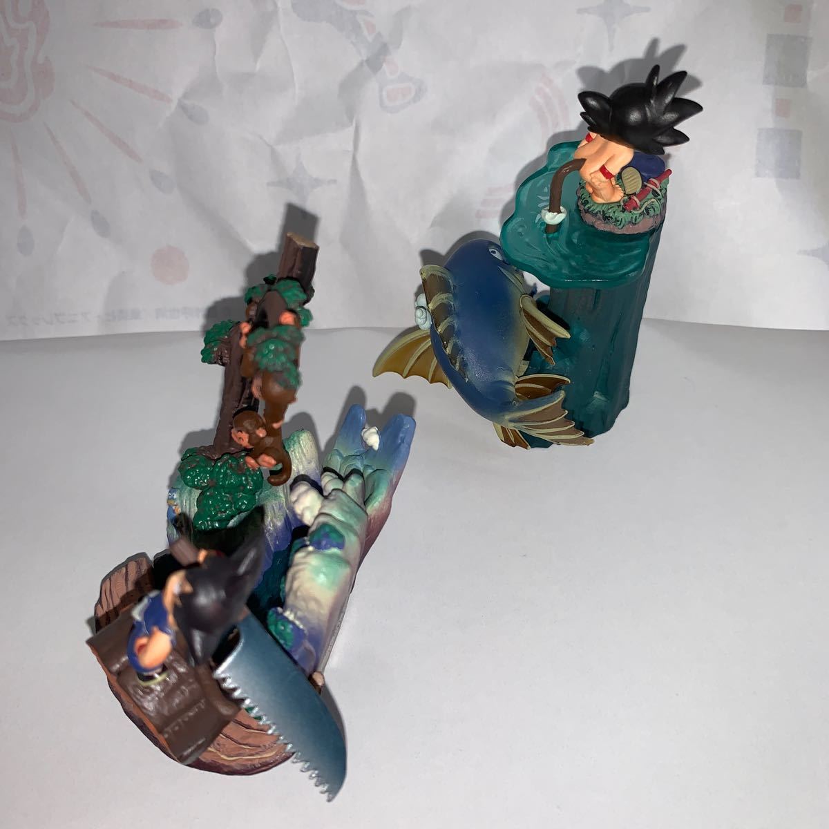 ドラゴンボールカプセル悟空&怪魚、悟空&丸太 www.esole.eu