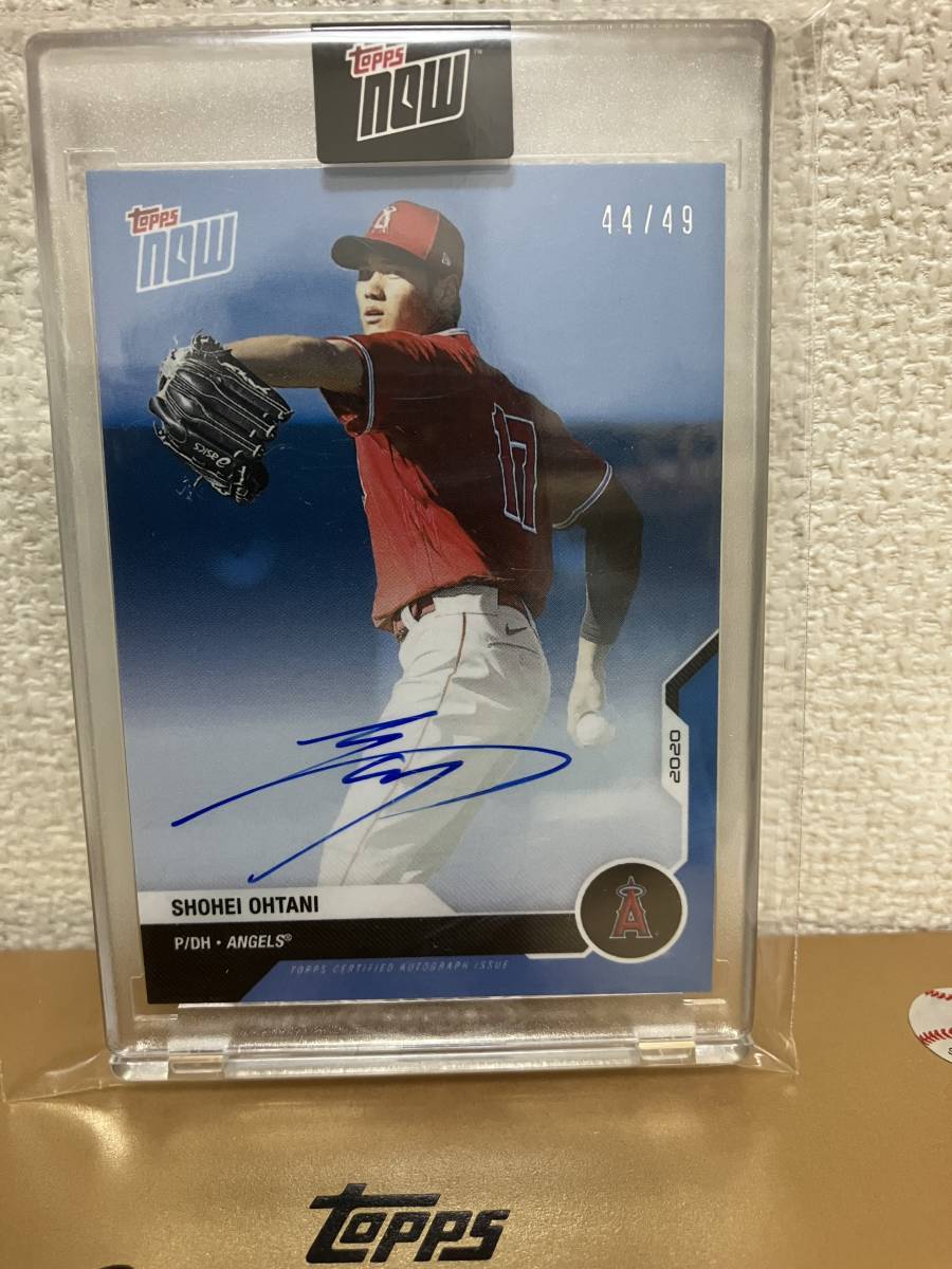 Yahoo!オークション - 大谷翔平 2020 TOPPS NOW 直筆サイン 4...
