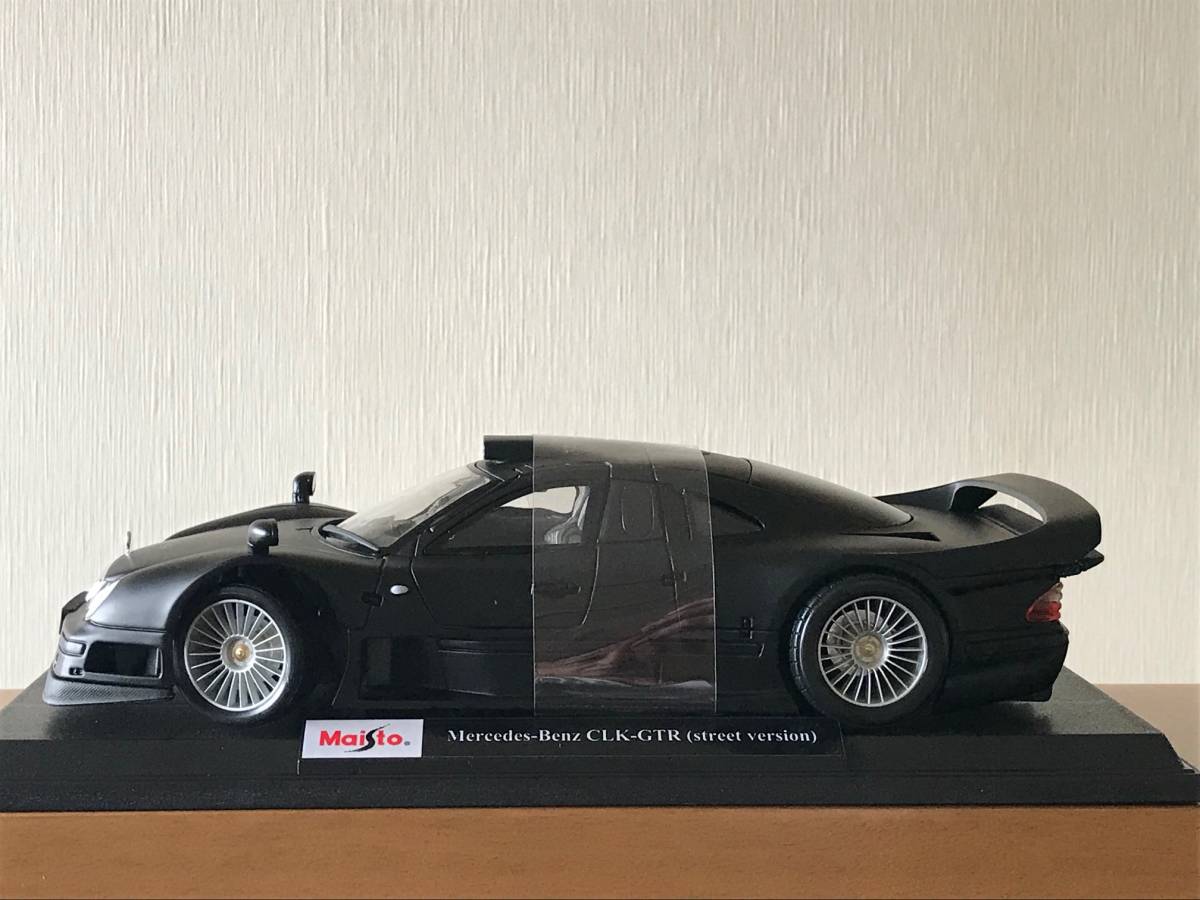  rare rare Maisto Maisto 1:18 6+ Mercedes-Benz CLK-GTR (street version) black 